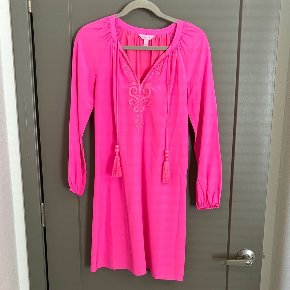 Lilly Pulitzer Bright Pink Dress